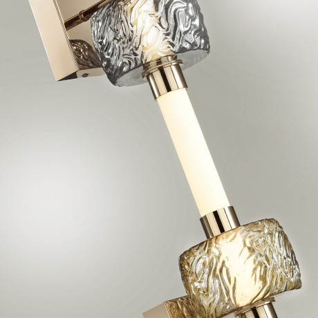 5426/34WL L-VISION ODL_EX24 21 золотой/белый/дымчатый/коньячный/металл/стекло/акрил Бра LED 34W 3000K KLIFF