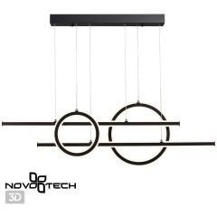 Светильник подвесной диммируемый, в комплекте пульт 4000К 116W Novotech ONDO 359183