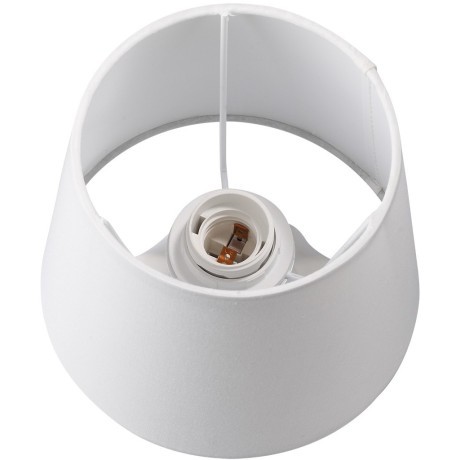 8145/1T MODERNI LN25 белый, керамика/текстиль Настольная лампа Е27 1*60W 220V HAMA