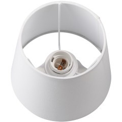 8145/1T MODERNI LN25 белый, керамика/текстиль Настольная лампа Е27 1*60W 220V HAMA