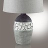 8118/1T COMFI LN25 серый, керамика/текстиль Настольная лампа E27 1*60W 220V AVALONA