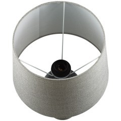 8118/1T COMFI LN25 серый, керамика/текстиль Настольная лампа E27 1*60W 220V AVALONA