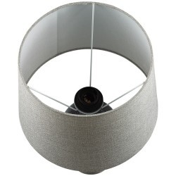 8118/1T COMFI LN25 серый, керамика/текстиль Настольная лампа E27 1*60W 220V AVALONA
