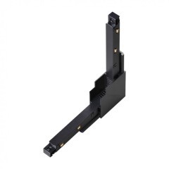 Соединитель питание+металл вертикальный с потолка на стену для шин Novotech Flum 135124