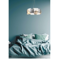 6588/6 MODERNI LN24 хром/тонированное стекло, металл/стекло Люстра подвесная E14 6*40W 220V LIBERTI