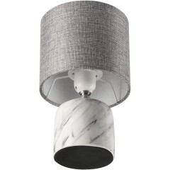 8148/1T MODERNI LN25 серый, керамика/текстиль Настольная лампа Е27 1*60W 220V MRAMAO