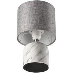 8148/1T MODERNI LN25 серый, керамика/текстиль Настольная лампа Е27 1*60W 220V MRAMAO