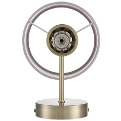 8109/1W MODERNI LN25 латунь титаниум/бежевый, металл/текстиль/стекло Бра E14 40W 220V DAMONA