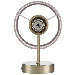8109/1W MODERNI LN25 латунь титаниум/бежевый, металл/текстиль/стекло Бра E14 40W 220V DAMONA