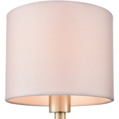 8109/1W MODERNI LN25 латунь титаниум/бежевый, металл/текстиль/стекло Бра E14 40W 220V DAMONA