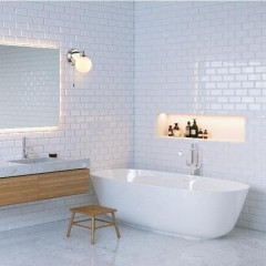 Бра для ванной с выключателем Piper 4565/1W IP44