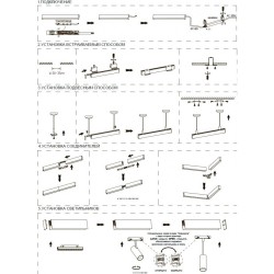 Шинопровод низковольтный 48V 1м белый Novotech FLUM 135090