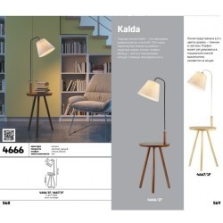 Торшер со столиком Odeon Light 4666/1F KALDA под лампу 1xE27 1*60W