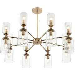 6586/16 MODERNI LN24 золото/прозрачный, металл/стекло Люстра подвесная E14 16*40W 220V KASSIA