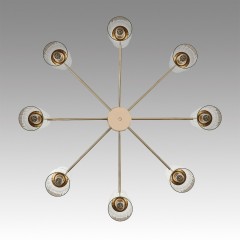 6586/16 MODERNI LN24 золото/прозрачный, металл/стекло Люстра подвесная E14 16*40W 220V KASSIA