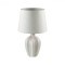 8120/1T COMFI LN25 белый, керамика/текстиль Настольная лампа E27 1*60W 220V SONA