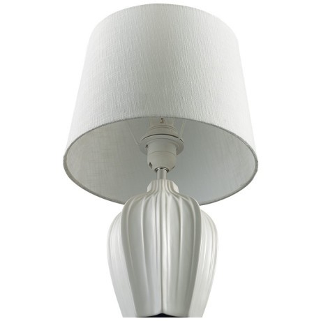 8120/1T COMFI LN25 белый, керамика/текстиль Настольная лампа E27 1*60W 220V SONA