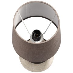 8126/1T COMFI LN25 коричневый/бежевый/белый, керамика/текстиль Настольная лампа Е14 1*40W 220V LATZA