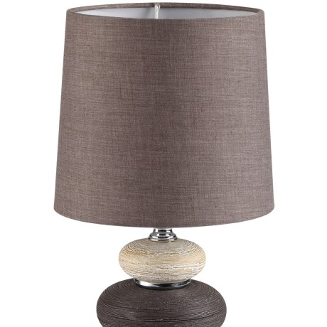 8126/1T COMFI LN25 коричневый/бежевый/белый, керамика/текстиль Настольная лампа Е14 1*40W 220V LATZA