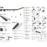 Шинопровод низковольтный 48V 1м черный Novotech FLUM 135091