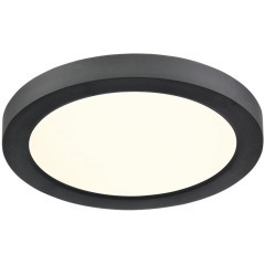 7788/12L Светодиодный тонкий светильник накл/встр. монтажа, датчик движения, мех перекл. цв. температуры, рег. врезного отверстия 12Вт 3000/4000/6500К 960лм IP44 Sonex NEBULA BLACK