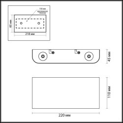 Бра Odeon Light 3893/4WL MAGNUM светодиодная LED 4W