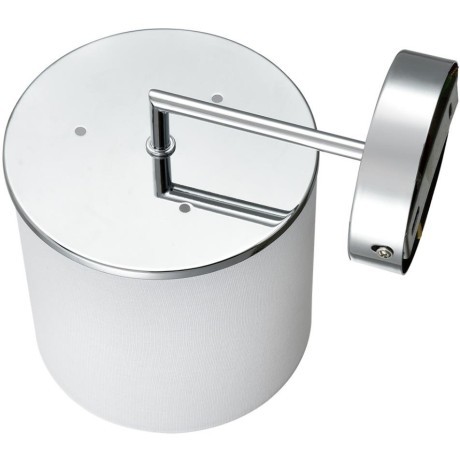 6591/1W CLASSI LN24 хром/белый, металл/текстиль Бра E14 1*40W 220V SUNTORI