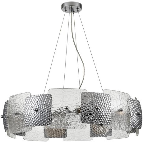 6588/8 MODERNI LN24 хром/тонированное стекло, металл/стекло Люстра подвесная E14 8*40W 220V LIBERTI