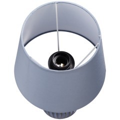 8123/1T COMFI LN25 синий, керамика/текстиль Настольная лампа E27 1*60W 220V LAPUNA