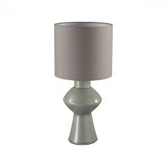 8129/1T MODERNI LN25 серый, керамика/текстиль Настольная лампа E27 1*60W 220V SEGI