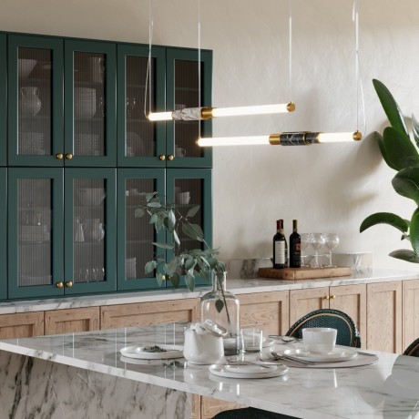 Подвесной светильник Odeon Light (ВЕРТ. И ГОРИЗОНТ.) LED 14W 3000K MARMI 4361/14L