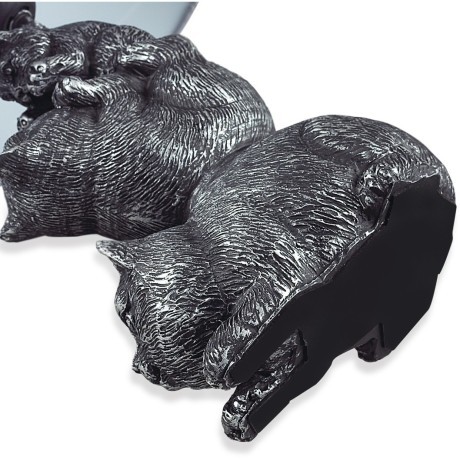 8128/1T MODERNI LN25 серый, керамика/текстиль Настольная лампа E27 1*60W 220V CATTY