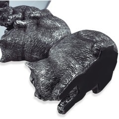 8128/1T MODERNI LN25 серый, керамика/текстиль Настольная лампа E27 1*60W 220V CATTY