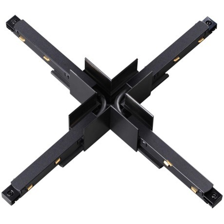 Соединитель питание+металл Х-образный для накладных шин серии Novotech Flum 135128