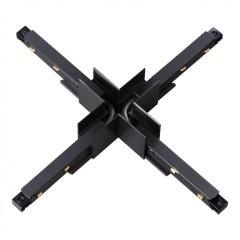 Соединитель питание+металл Х-образный для накладных шин серии Novotech Flum 135128