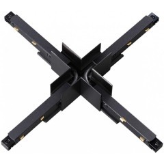 Соединитель питание+металл Х-образный для накладных шин серии Novotech Flum 135128