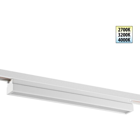 359786 PORT NT25 234 белый Светильник однофазный двухжильный трековый с переключ. цв. температуры IP20 LED 24W 180-265V 2700К/3200К/4000К ITER