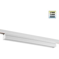 359786 PORT NT25 234 белый Светильник однофазный двухжильный трековый с переключ. цв. температуры IP20 LED 24W 180-265V 2700К/3200К/4000К ITER