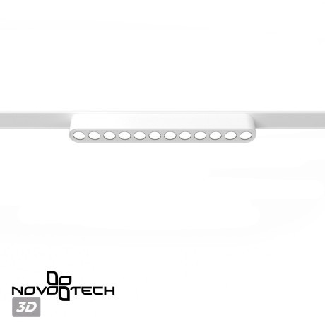 359243 Трековый магнитный светодиодный светильник Novotech SMAL 48V CRI90+ 3000К 1140Лм 36° 12W