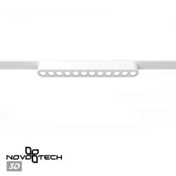 359243 Трековый магнитный светодиодный светильник Novotech SMAL 48V CRI90+ 3000К 1140Лм 36° 12W