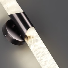 6673/12WL L-VISION ODL24 123 Настенный светильник темная латунь/металл/алебастр IP20 LED 12W 540Лм 3000K/4000K MARBELLA