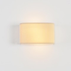 8327/2W Настенная бра шириной 20см с текстильным бежевым плафоном под лампы E14 2x40W 220V LUMION GOFERA