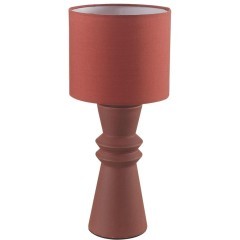 8131/1T MODERNI LN25 терракотовый, керамика/текстиль Настольная лампа E27 1*60W 220V SEGI