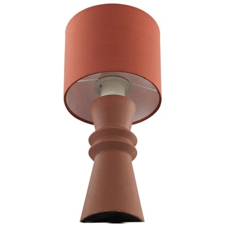 8131/1T MODERNI LN25 терракотовый, керамика/текстиль Настольная лампа E27 1*60W 220V SEGI