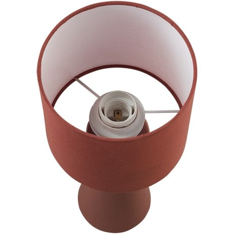 8131/1T MODERNI LN25 терракотовый, керамика/текстиль Настольная лампа E27 1*60W 220V SEGI