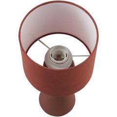 8131/1T MODERNI LN25 терракотовый, керамика/текстиль Настольная лампа E27 1*60W 220V SEGI