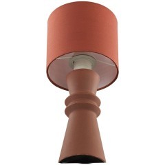 8131/1T MODERNI LN25 терракотовый, керамика/текстиль Настольная лампа E27 1*60W 220V SEGI