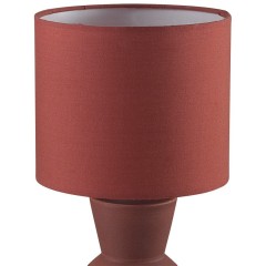 8131/1T MODERNI LN25 терракотовый, керамика/текстиль Настольная лампа E27 1*60W 220V SEGI