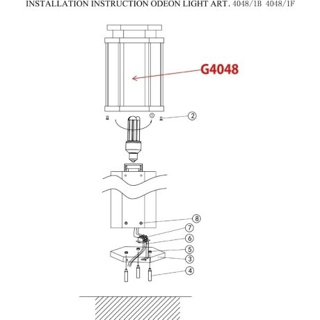 Уличный наземный светильник Odeon Light 4048/1F Gino IP44 под лампу 1xE27 100W