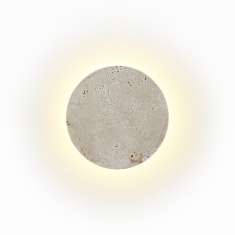 6625/5WL HIGHTECH ODL24 бежевый/металл/травертин Настенный светильник IP20 LED 6W 3000K 220V TRAVERTINO